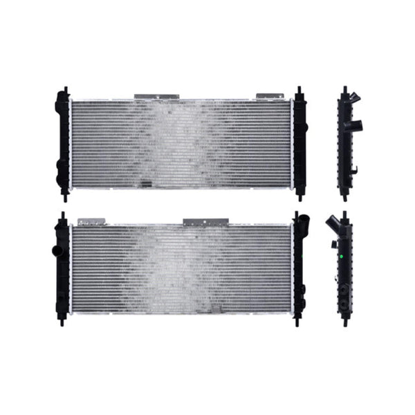 Radiador Cv Chevy 94-12 L4 1.4/1.6 Lts Largo C/Aa Std 26 7/9X10 1/2X26Mm Alum Sold Polar