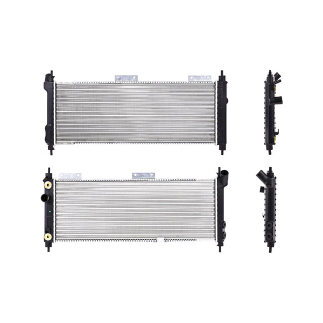 Radiador Cv Chevy/Monza/Pick Up 94-12 L4 1.4/1.6 Lts Largo C/Aa Aut 26 7/9X10 1/2X34Mm Alum Mec Polar