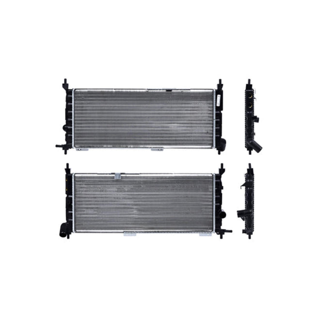 Radiador Cv Chevy 94-12 L4 1.4/1.6 Lts Largo C/Aa Std 26 7/9X10 1/2X26Mm Alum Sold Valeo
