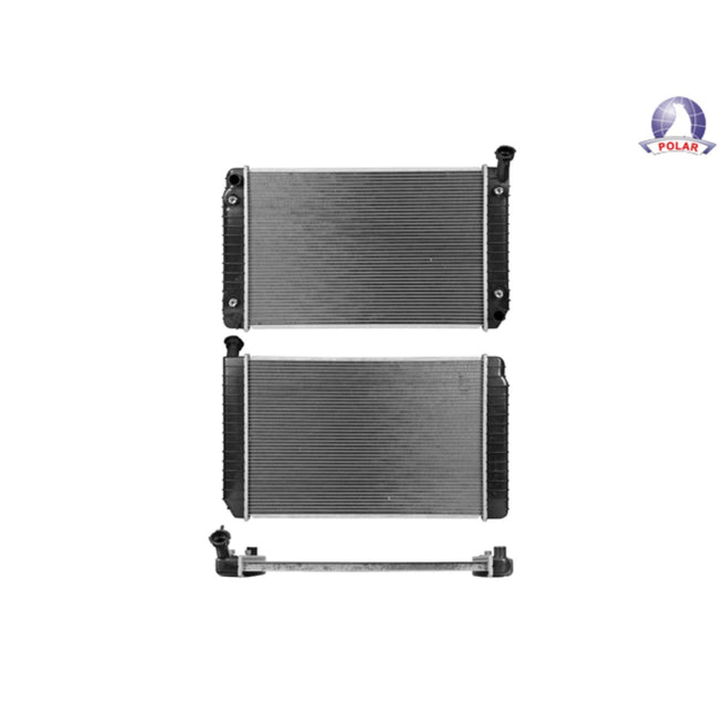 Radiador Cv Cutlass 92-96 L4 2.2 /V6 3.1 Lts Doble Enfriador De Aceite C/S Aa Aut 26 1/6X17 1/4X26Mm Alum Sold Polar