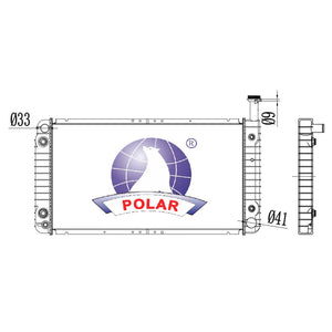 Radiador 26mm Van Express Automático 2004-2014 Polar
