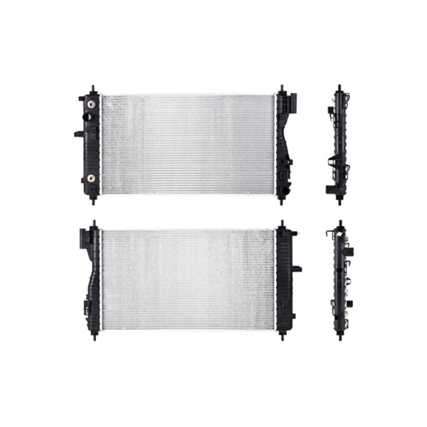 Radiador Cv Malibu 13-16 L4 2.0, 2.5 Lts C/S Aa Aut (P/ Sensor De Temperatura/Ventiladores) 26 7/9X15 2/7X16Mm Alum Sold Polar