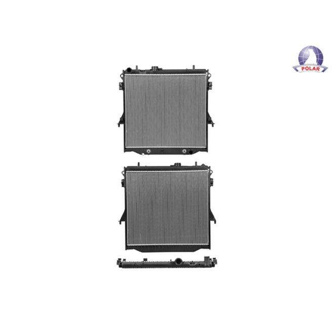 Radiador Cv S-10 12-16 L4 2.4 Lts Aut C/S Aa (Con Pibote De Retroceso) 22 5/6X25 3/7X26Mm Alum Sold Polar
