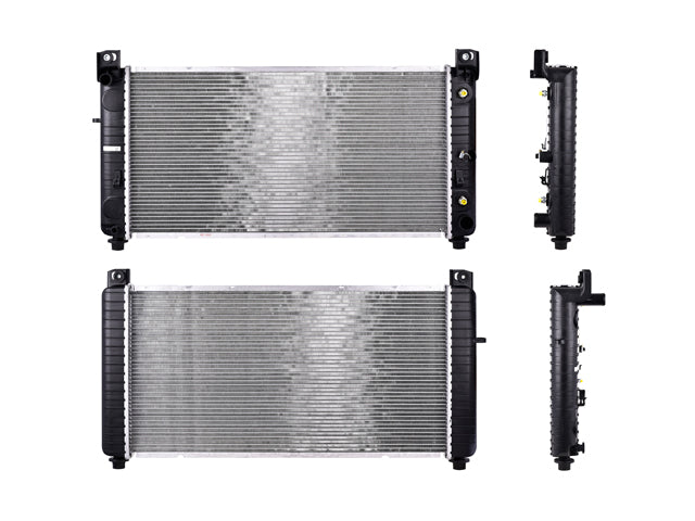 RADIADOR CV SILVERADO/SUBURBAN 1500, 2500, 3500 99-16 V6, V8 4.8, 5.3, 6.0 LTS C/S AA AUT 34X17 1/4X26MM ALUM SOLD POLAR