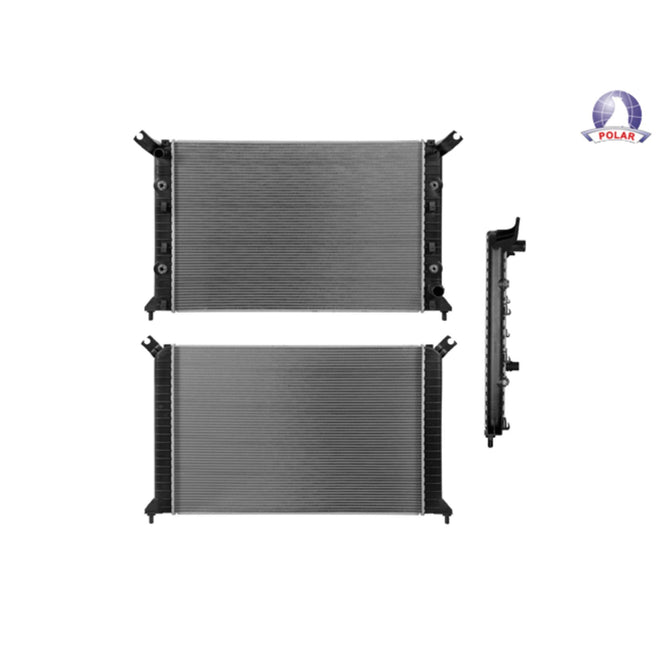 Radiador Cv Silverado 11-18 Doble Enfriador De Aceite V8 5.3/6.0 Lts C/Aa Aut 34X23 1/7X22Mm Alum Sold Polar