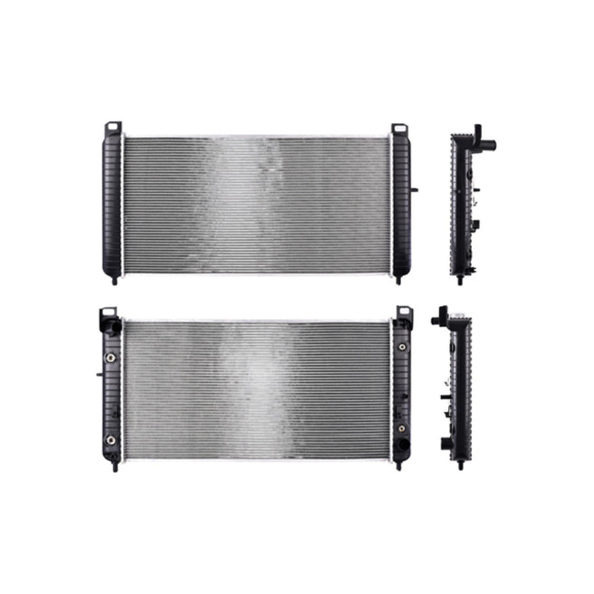 Radiador Cv Silverado/2500Hd/3500 01-02 V8 8.1 Lts Doble Enfriador C/S Aa Aut 37 4/5X19 1/5X32Mm Alum Sold Polar
