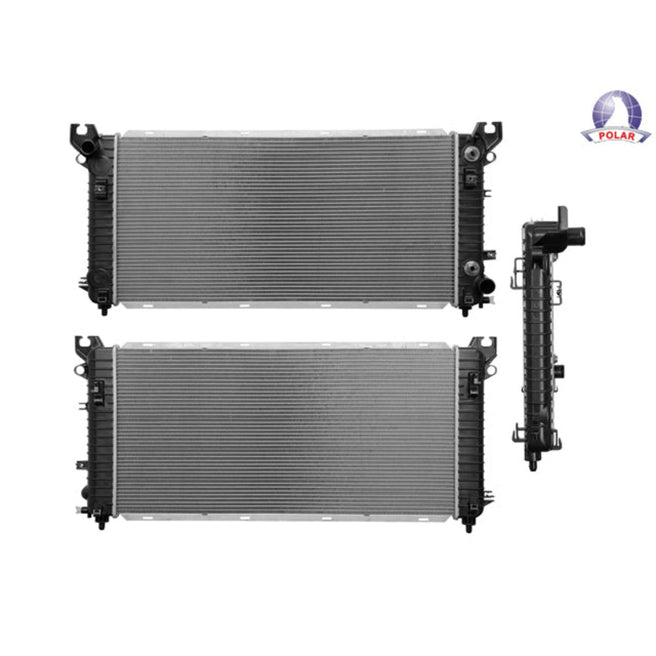 Radiador Cv Silverado 1500 16-18/Suburban 16-20 V8 5.3, 6.2 Lts Aut C/S Aa 34X16 6/7X22Mm Alum Sold Polar