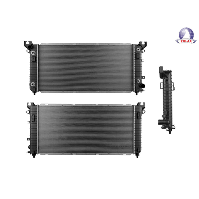 Radiador Cv Silverado/Sierra 1500 14-17 V8 5.3/6.0 Y 6.2L Aut C/S Aa Enfriador De Motor Lado Derecho 34X16 6/7X32Mm Alum Sold Polar