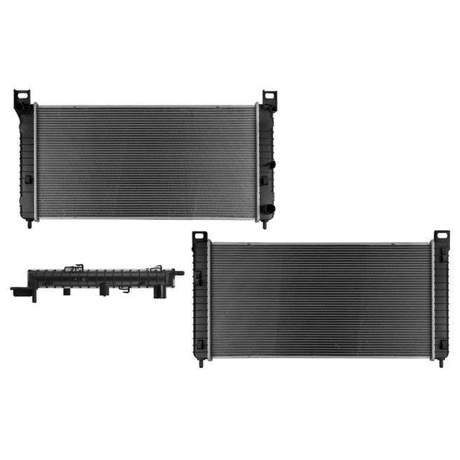 Radiador Cv Silverado 99-13 V6 4.8/V8 5.3, 6.0, 6.2, 6.5 Lts Std 34X17 1/4X26Mm Alum Sold Polar