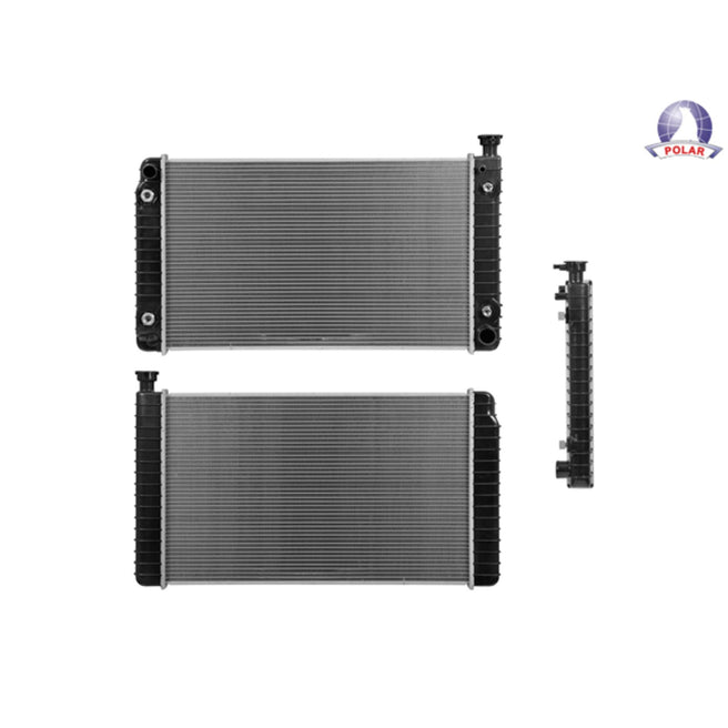 Radiador Cv Silverado/Cheyenne/Suburban/Sierra 88-95 V8 4.3, 5.0, 5.7 Lts 2 Enfriadores C/S Aa Aut 28 1/4X17 1/4X32Mm Alum Sold Polar