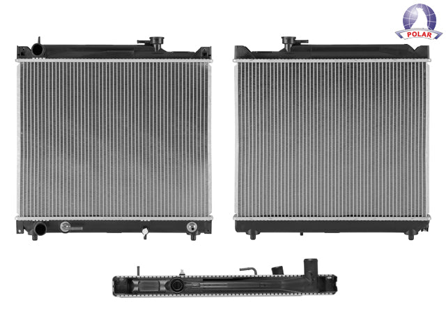 RADIADOR CV TRACKER/SUNRUNNER/GD VITARA/VITARA/SIDEKICK 99-08 L4/V6 1.6/1.8/2.0/2.5 LTS C/AA AUT 16 3/4X20 2/5X26MM ALUM SOLD POLAR