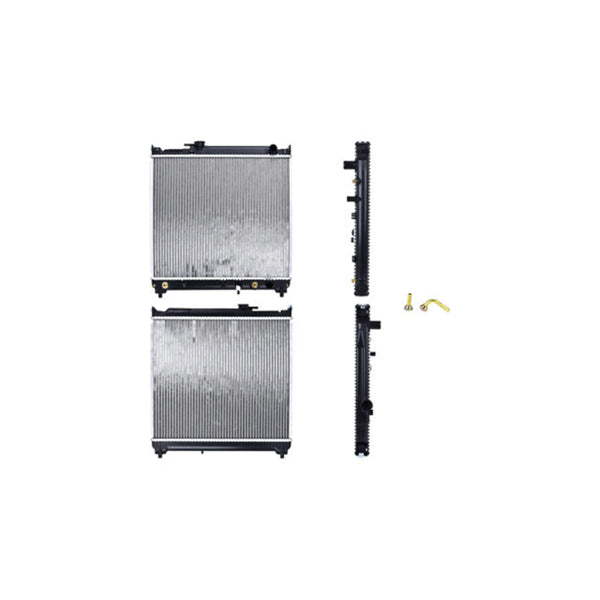 Radiador Cv Tracker 93-98 L4 1.6 Lts C/S Aa Aut 16 3/4X19 1/5X26Mm Alum Sold Polar