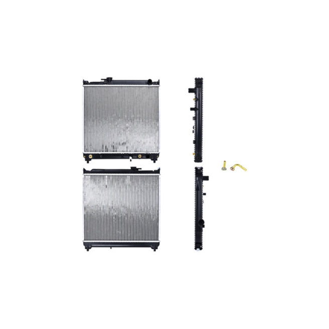 Radiador Cv Tracker 93-98 L4 1.6 Lts C/S Aa Aut 16 3/4X19 1/5X26Mm Alum Sold Polar