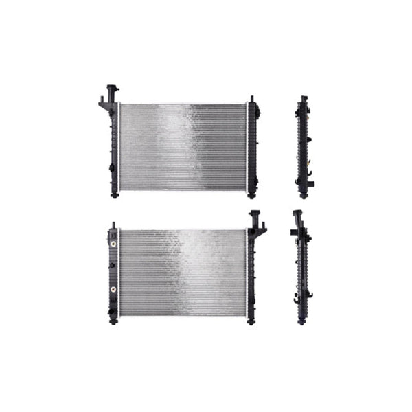 Radiador Gm Acadia/Traverse/Enclave/Outlook 07-16 V6 3.6 Lts C/S Aa Aut 27 5/9X18 5/6X26Mm Alum Sold Polar