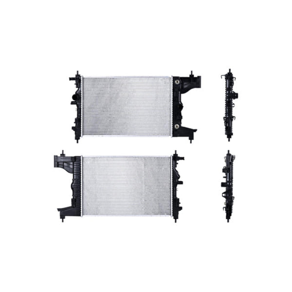 Radiador Cv Cruze 10-14 L4 1.8, 2.0 Lts C/S Aa Aut 22 5/6X14 7/8X16Mm Alum Sold Polar
