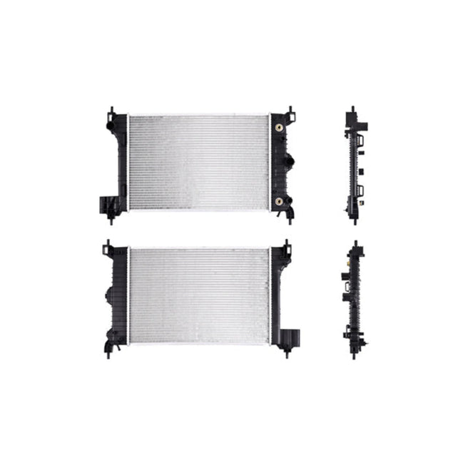 Radiador Cv Sonic 12-19 L4 1.4, 1.6, 1.8 Lts C/Aa Aut 21 2/3X14 1/2X16Mm Alum Sold Polar