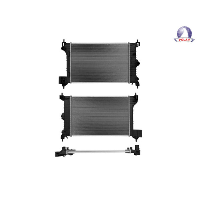 Radiador Cv Sonic 12-19 L4 1.6, 1.8 Lts C/Aa Std 21 2/3X14 1/2X16Mm Alum Sold Polar
