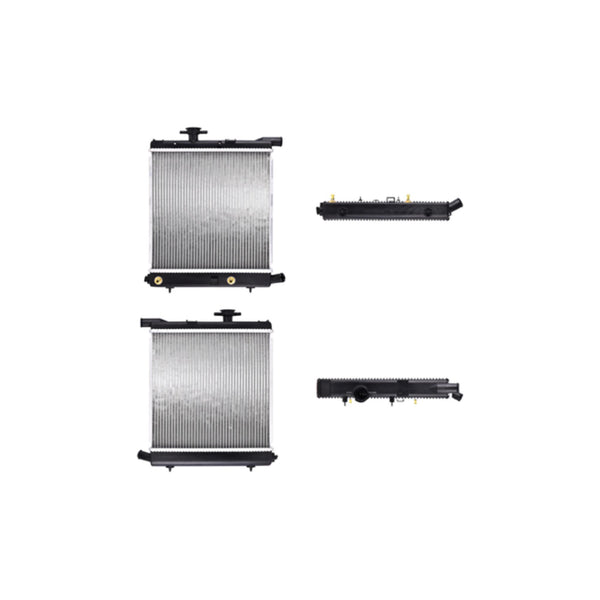 Radiador Cr Caravan/Town Country 90-92 L4 V6 2.5, 3.0, 3.3 Lts C/S Aa Aut 16X16X26Mm Alum Sold Polar