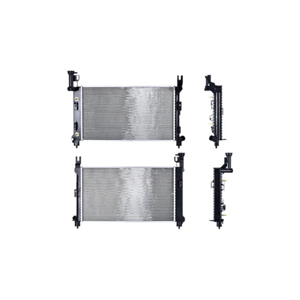 Radiador Cr Caravan/Voyager/Town Country 93-95 (Gollete Lado Izquierdo) L4 V6 2.5, 3.0 Lts C/S Aa Aut 25 4/5X14 7/8X32Mm Alum Sold Polar