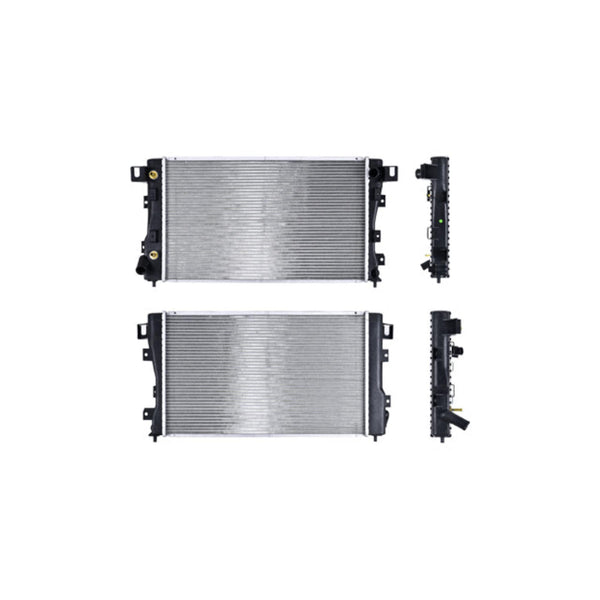 Radiador Cr Concorde/Intrepid 93-97 V6 3.3, 3.5 Lts C/S Aa Aut 25X14 7/8X32Mm Alum Sold Polar