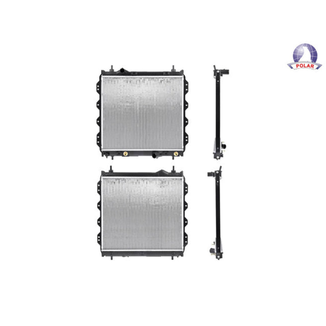 Radiador Cr Pt Cruiser 03-09 L4 2.4 Lts C/S Aa Aut 18 1/9X20X26Mm Alum Sold Polar