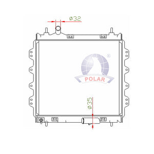 Radiador Cruiser Manual 2003-2009 Polar