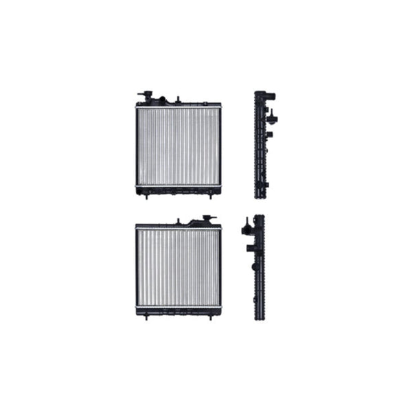 Radiador Dg Atos 01-04 L4 1.0 Lts S/Aa Std 14X15 3/5X34Mm Alum Mec Polar