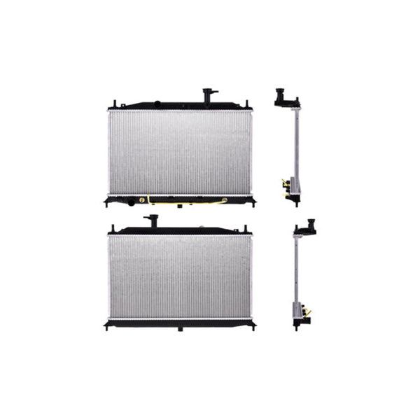 Radiador Dg Attitude 06-12 L4 1.4,1.5,1.6 Lts C/S Aa Aut 14 4/7X24 5/7X16Mm Alum Sold Polar