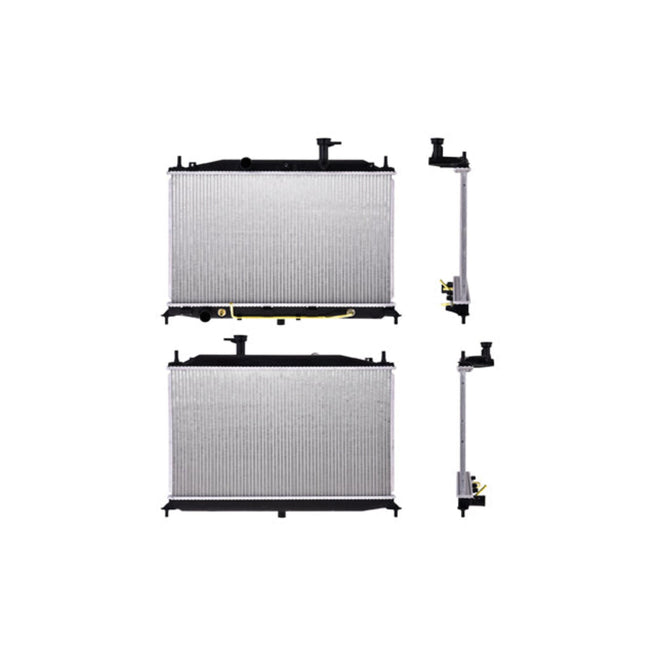 Radiador Dg Attitude 06-12 L4 1.4,1.5,1.6 Lts C/S Aa Aut 14 4/7X24 5/7X16Mm Alum Sold Polar