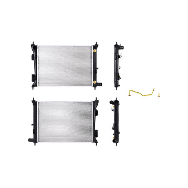 Radiador Dg Attitude 12-14 L4 1.4, 1.6 Lts C/Aa Aut 19 2/3X14 1/2X16Mm Alum Sold Polar