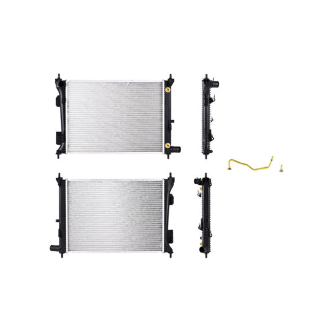 Radiador Dg Attitude 12-14 L4 1.4, 1.6 Lts C/Aa Aut 19 2/3X14 1/2X16Mm Alum Sold Polar