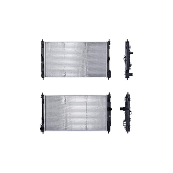 Radiador Dg Avenger/Caliber/Patriot 08-14 L4 V6 2.4/3.5 Lts Aut 27 5/9X15 2/3X16Mm Alum Sold Polar