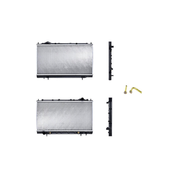 Radiador Dg Avenger/Sebring/Eagle Talon/Eclipse 95-99 L4 1.4, 2.0, 2.4 Lts C/S Aa Aut 13 7/9X26 2/3X26Mm Alum Sold Polar