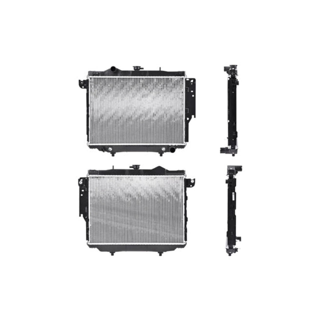 Radiador para Dodge Dakota 1992-1996 V6 3.9/V8 5.2 L Automática con/sin A/C 17 1/2X25 1/8X32Mm Alum Sold Cn