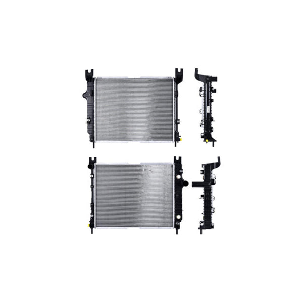 Radiador Dg Dakota/Durango 00-04 L4 V6, V8 2.5, 3.7, 3.9, 4.7, 4.9, 5.9 Lts C/S Aa Aut 23 1/2X18 3/7X32Mm Alum Sold Polar