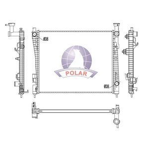 Radiador Durango Manual 2014-2020 Polar