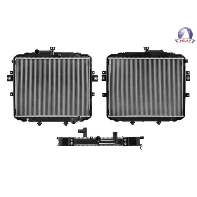 Radiador Dg H-100 97-10 L4 2.5, 2.6 Lts Diesel Std C/S Aa 17 1/2X22 1/3X26Mm Alum Sold Polar