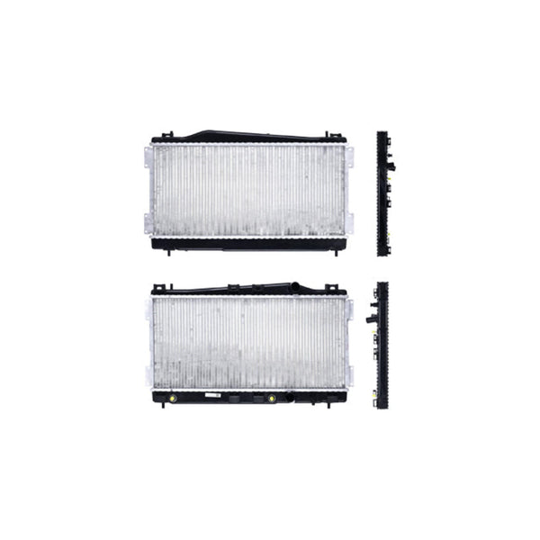 Radiador Dg Neon 95-99 L4 2.0 Lts Aut C/S Aa 11 3/5X24 5/7X16Mm Alum Sold Cn