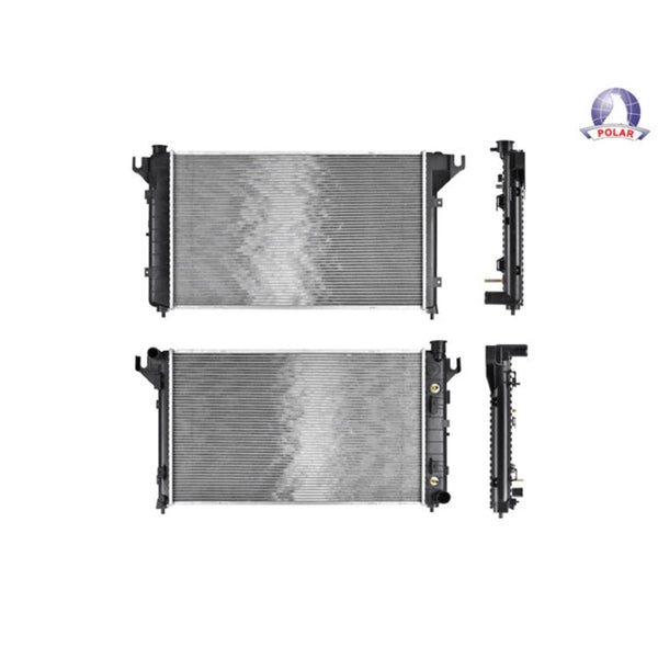 Radiador Dg Ram 94-02 Enfriador De Aceite Largo V6/V8 3.9/5.9 Lts C/S Aa Aut 31 1/2X19 1/5X32Mm Alum Sold Polar