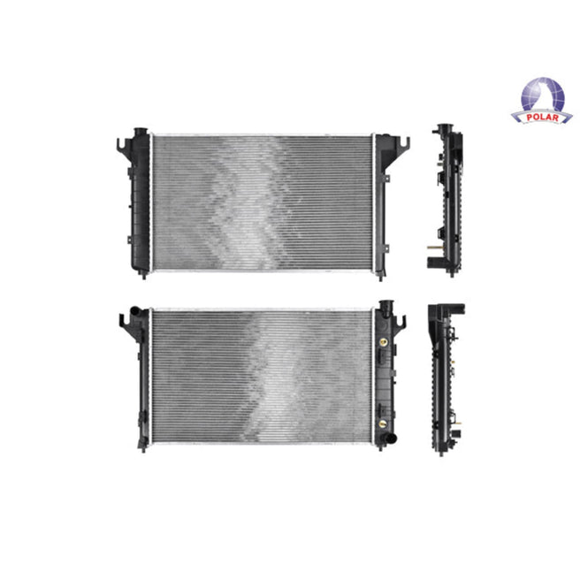 Radiador Dg Ram 94-02 Enfriador De Aceite Largo V6/V8 3.9/5.9 Lts C/S Aa Aut 31 1/2X19 1/5X32Mm Alum Sold Polar