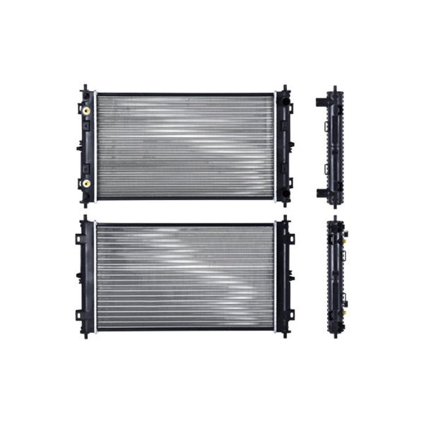 Radiador Dg Stratus St 95-00 L4 V6 2.0, 2.4/2.5 Lts C/S Aa Aut 24 1/2X14 7/8X32Mm Alum Sold Polar