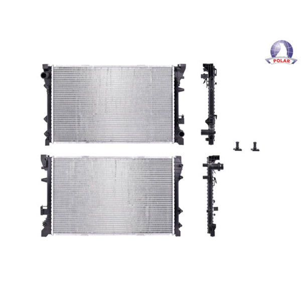Radiador Ft 500 12-18 L4 1.4 Lts C/Aa Std 24 2/5X15 2/7X16Mm Alum Sold Polar