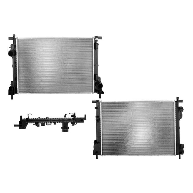 Radiador Ft Argo 21-24 L4 1.3, 1.8 Lts Std C/S Aa 21 1/4X15 5/9X16Mm Alum Sold Polar