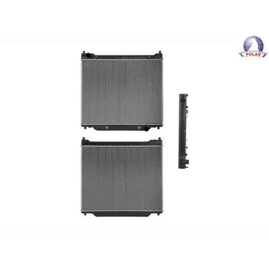 Radiador Fd Econoline/E-250/E-350/E-450 97-13 V8 V10 6.8 Lts Aut C/S Aa 23 5/8X29 4/9X56Mm Alum Sold Polar