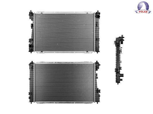 Radiador Fd Escape/Tribute/Mariner 08-12 V6 3.0 Lts C/S Aa Std 27 5/9X17 2/3X26Mm Alum Sold Polar