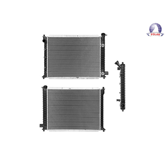 Radiador Fd Escort 91-02 L4 1.8, 1.9, 2.0 Lts Aut S/Aa 21 2/3X16 4/5X26Mm Alum Sold Polar