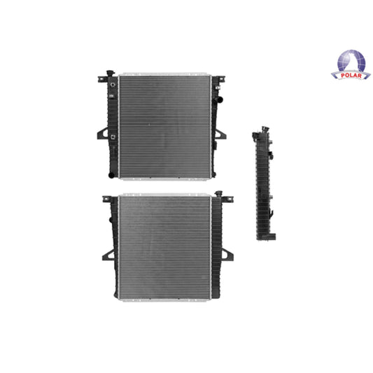 Radiador Fd Explorer 97-00 V6 4.0 Lts C/S Aa Aut 20 6/7X23 1/2X56Mm Alum Sold Polar