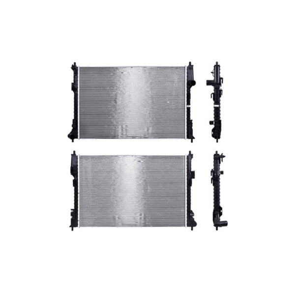 Radiador Fd Explorer 13-19 Versiones Limited, Xlt V6 3.5 Lts Aut C/Aa 28 2/3X19 1/3X32Mm Alum Sold Polar