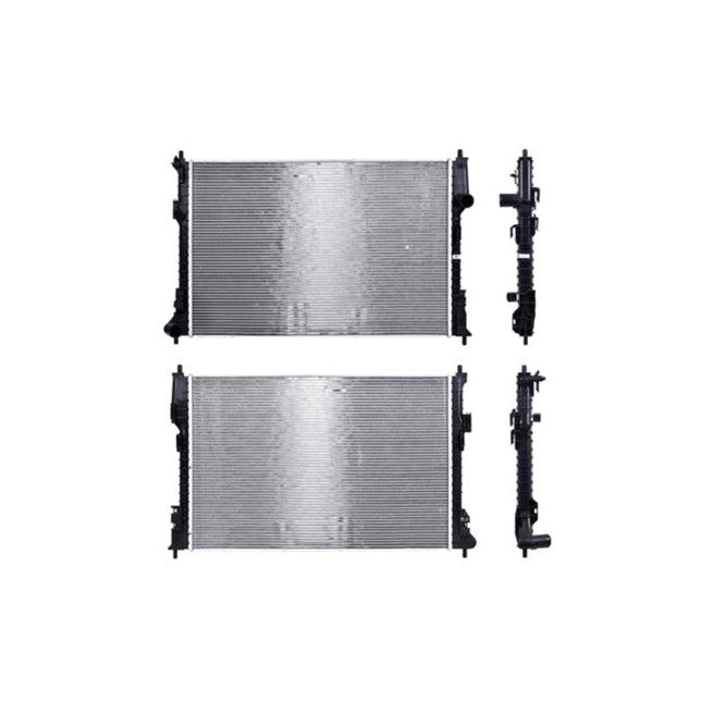 Radiador Fd Explorer 13-19 Versiones Limited, Xlt V6 3.5 Lts Aut C/Aa 28 2/3X19 1/3X32Mm Alum Sold Polar