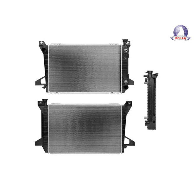 Radiador Fd F-150 85-97 L6 4.9 Lts S/Aa Aut 27 5/9X18X26Mm Alum Sold Polar